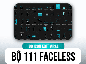 BỘ +111 ICON FACELESS (Dùng nhiều cho video viral)