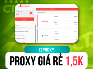 MUA PROXY SẠCH (Giá rẻ, Chuyên VN, Proxy sạch từ J2PROXY) | TỪ 1,5K/NGÀY