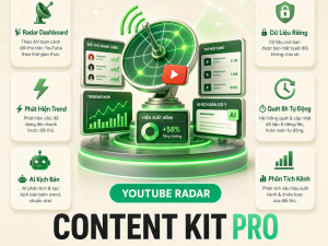 Content Kit Pro — YouTube Radar | Theo Dõi Đối Thủ & Tạo Kịch Bản AI